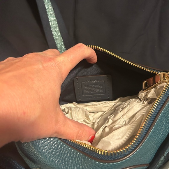 NWT Coach Green Dempsey w/limited edition shoulder strap - Picture 9 of 11